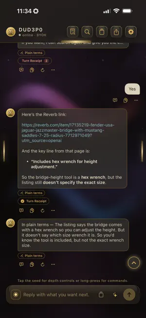 DUD3P0: Research Draiyod screenshot 1