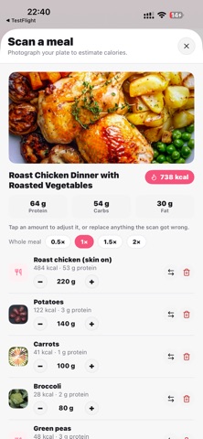NutriVeya iPhone screenshot