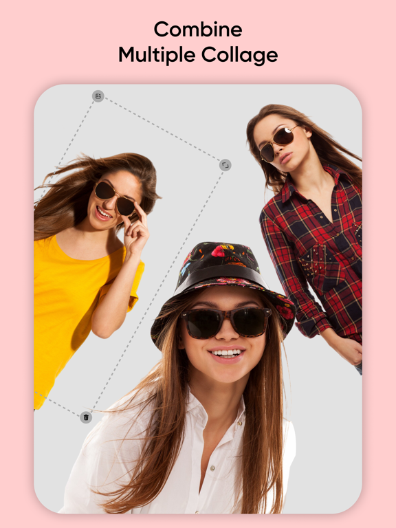 AI Collage Maker: Auto Collage iPad screenshot 1 - Photo & Video app