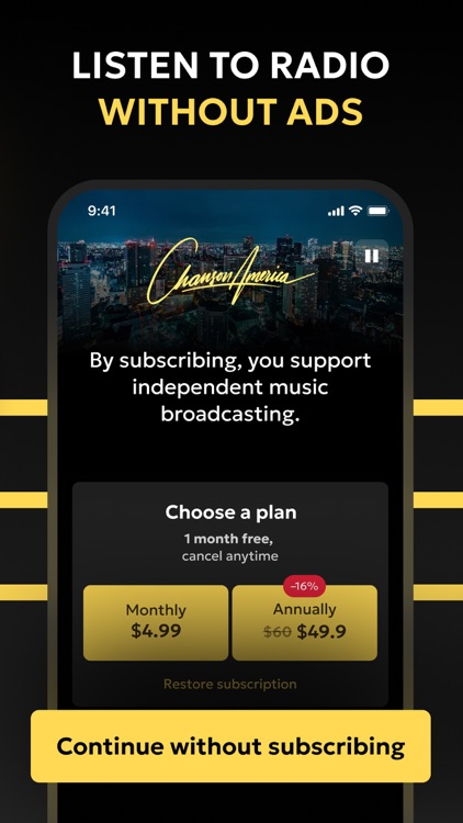 Radio Chanson America screenshot-3