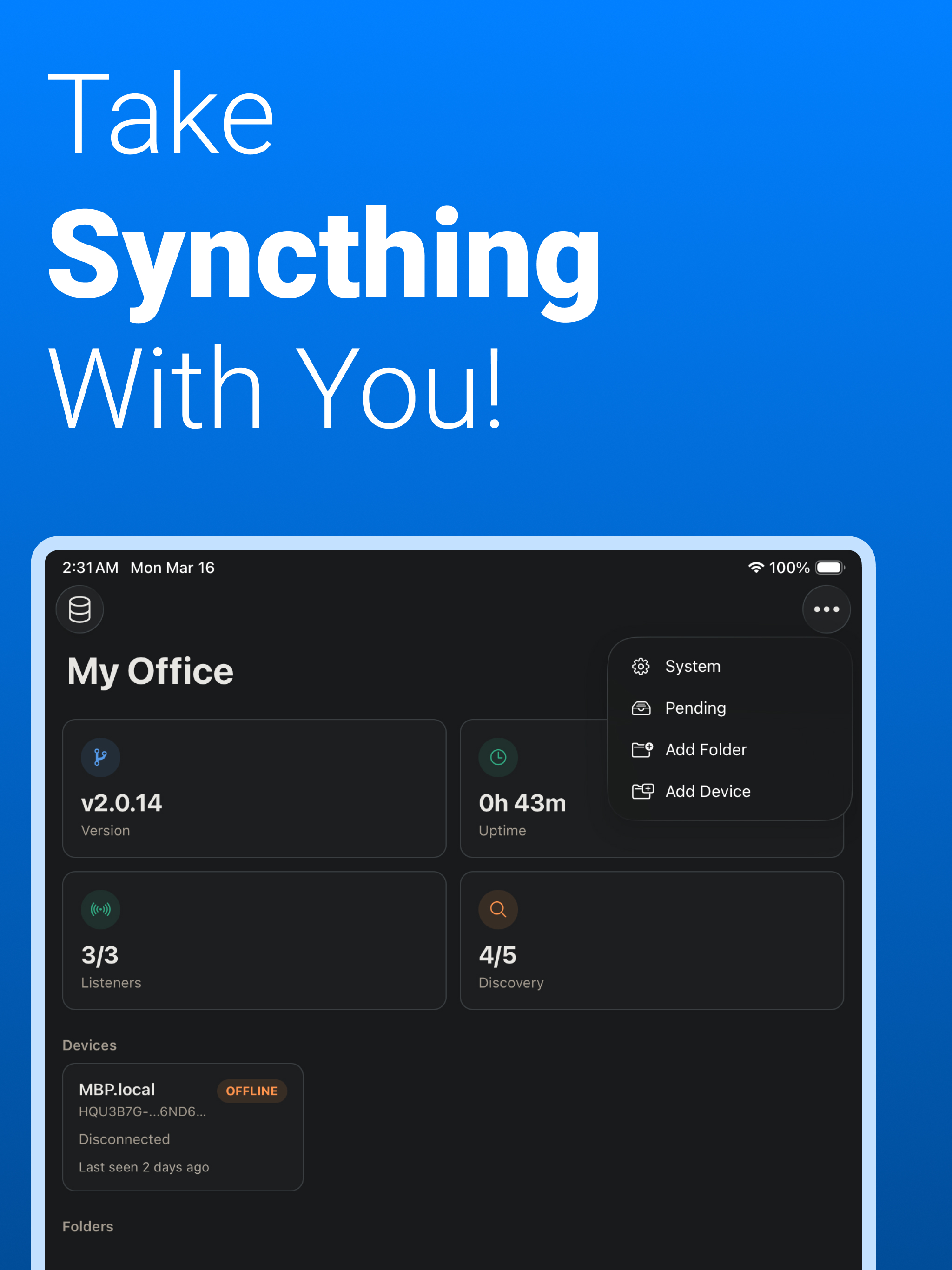 Syncthing Monitor