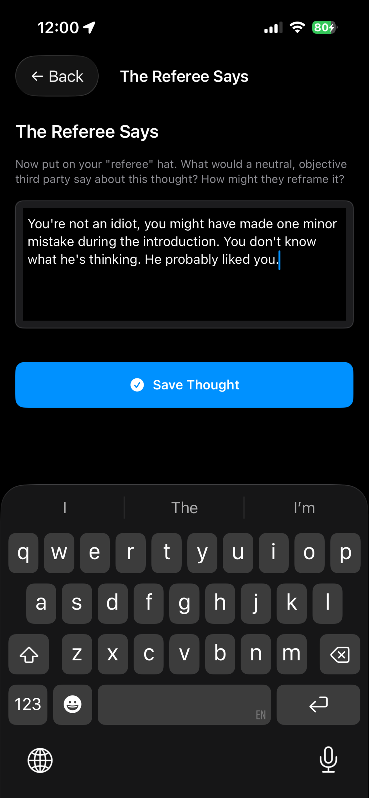 CBTReferee screenshot 4