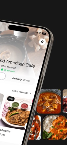 Indian and American Cafe iPhone screenshot