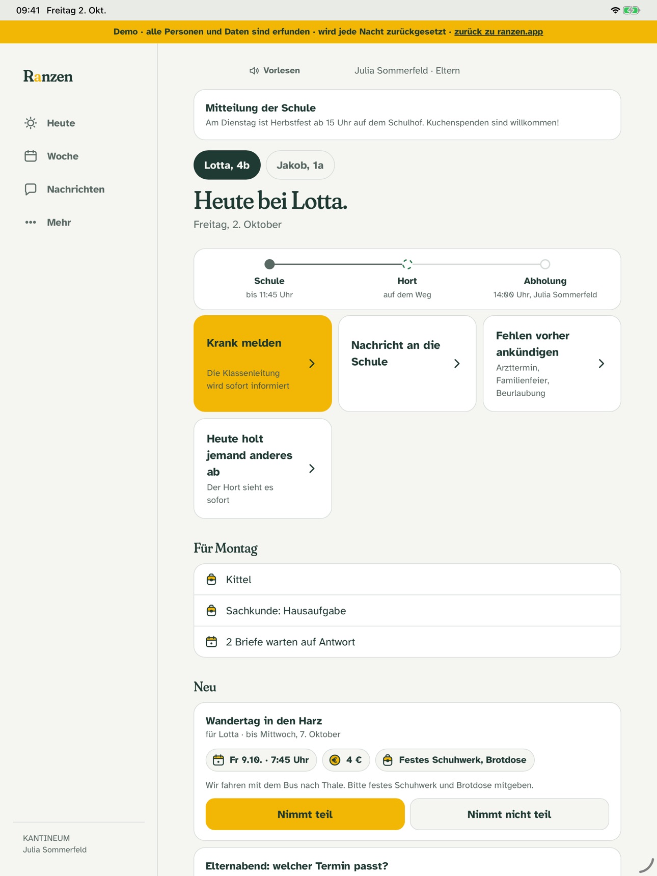 Screenshot 9 of Ranzen – Schule & Hort