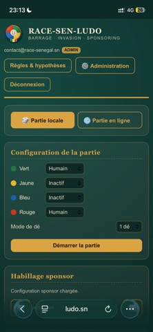 RACE-SEN-LUDO iPhone screenshot