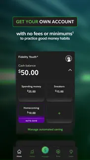 fidelity youth® teen money app iphone screenshot 2
