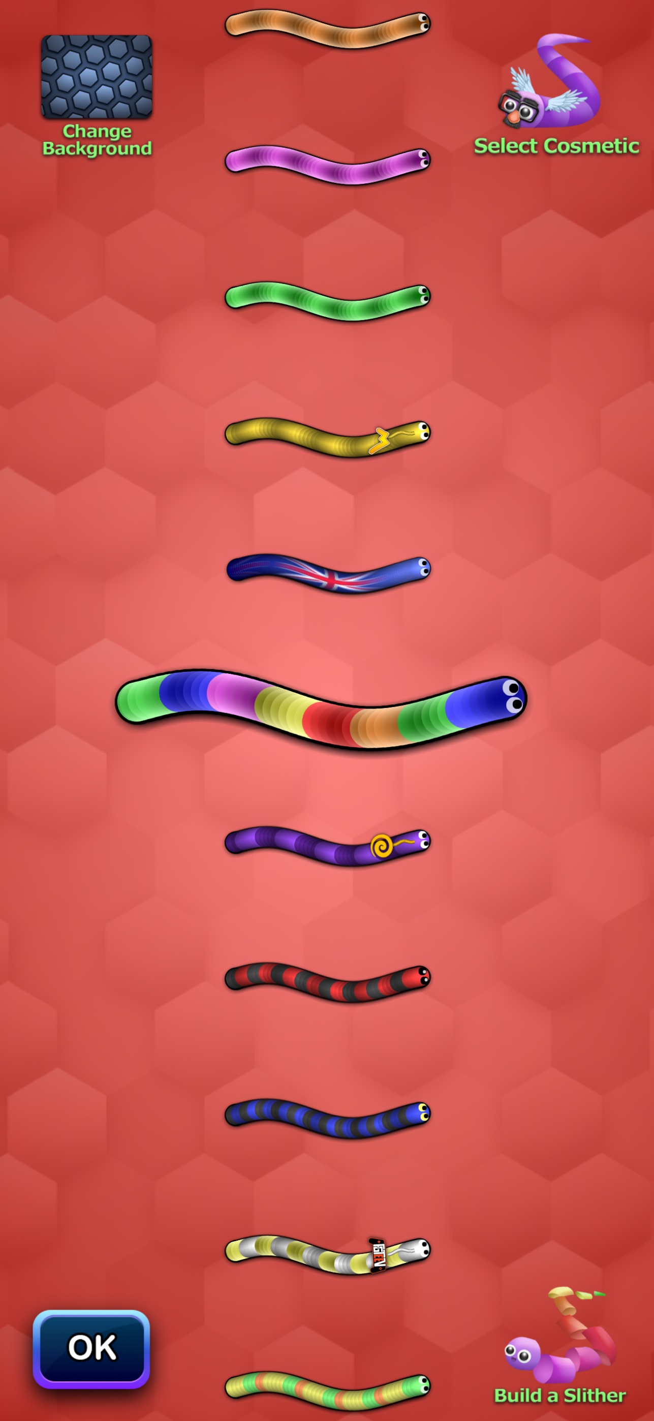 Screenshot 2 of slither.io