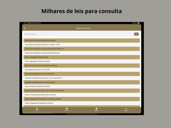 Screenshot #4 pour Vade Mecum Pro Direito Brasil