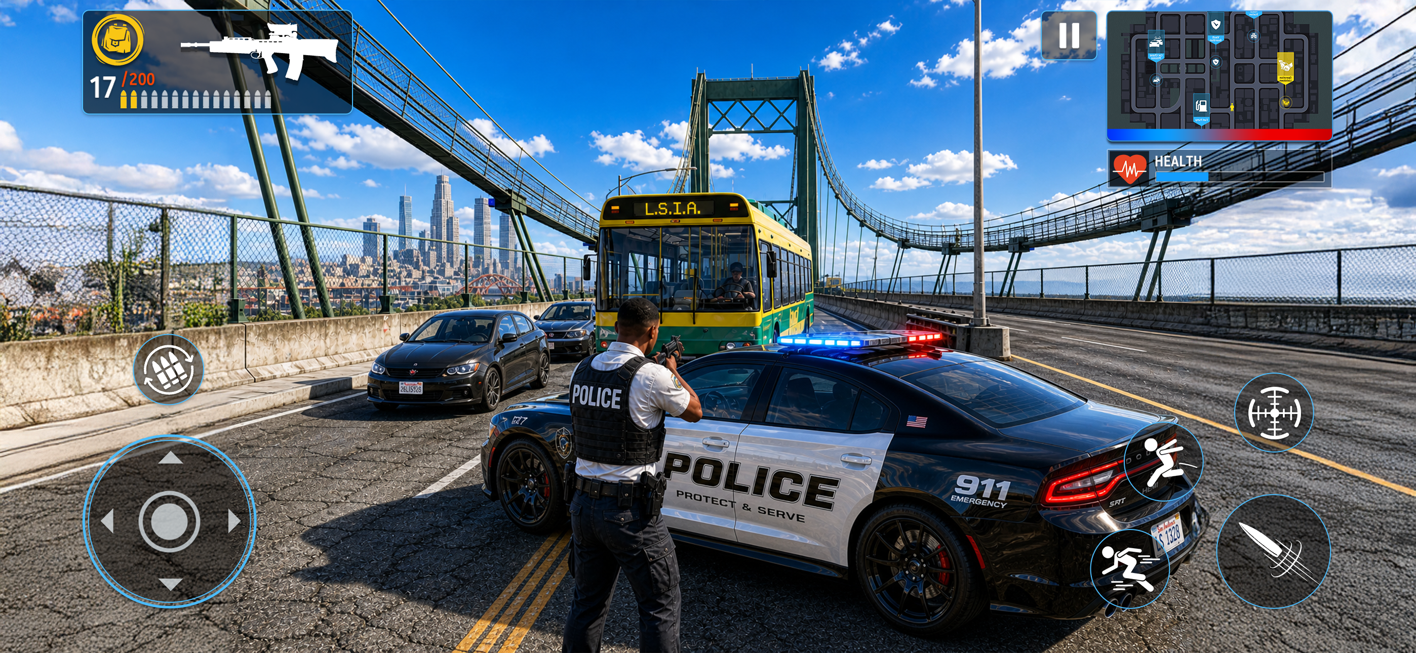 Police Duty City Car Simulator