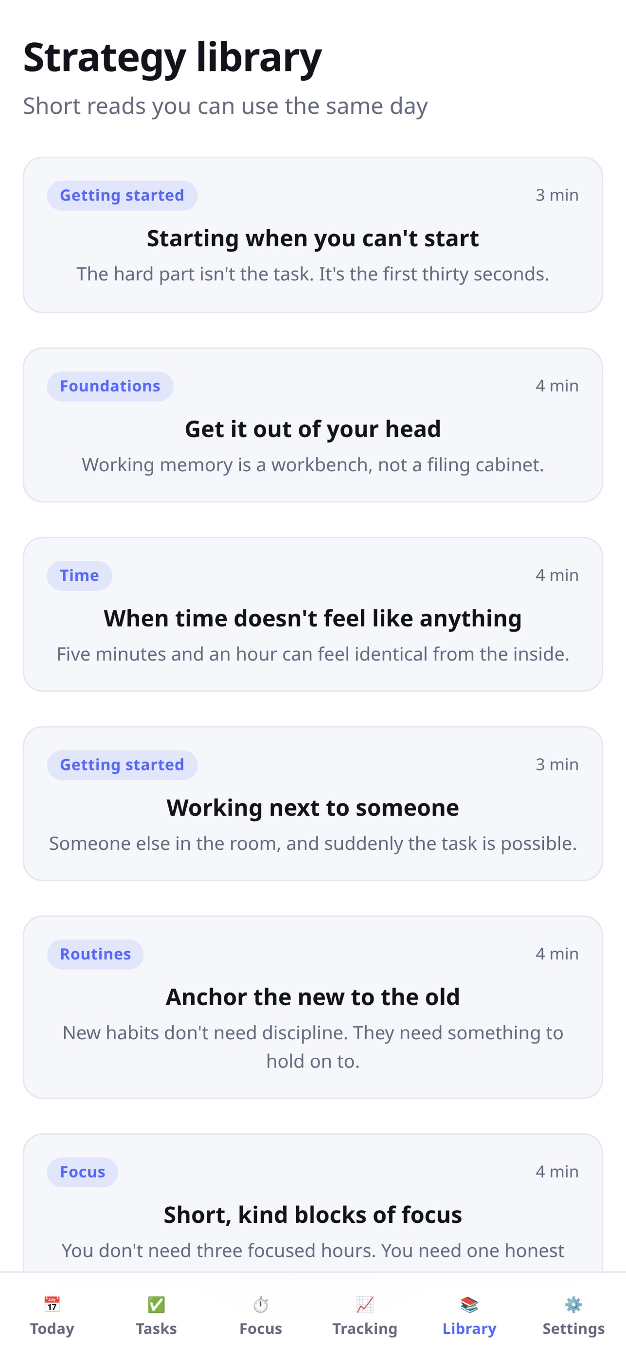 Screenshot 5 of ADHD-Focus: Focus & Routines