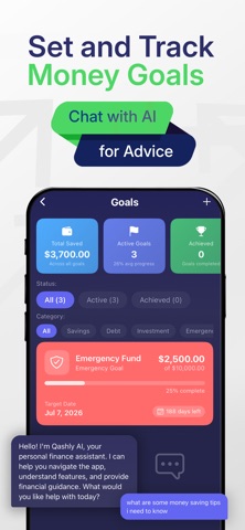 Qashly: AI Expense Tracker screenshot