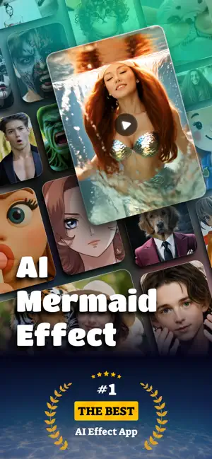 AI Mermaid Effect: Videfix screenshot 1
