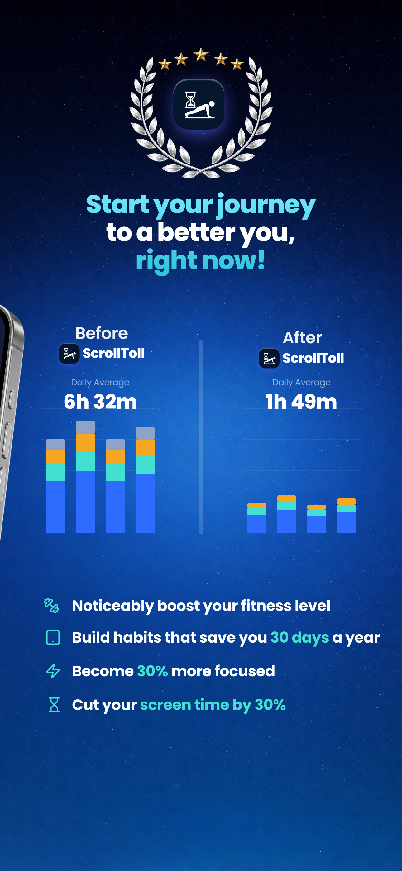ScrollToll : Screen-Time Gym screenshot 4
