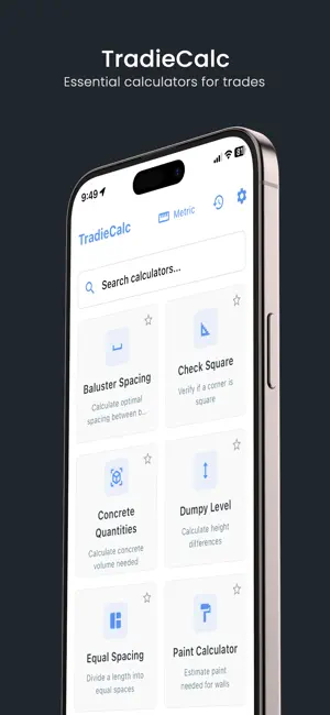 TradieCalc screenshot 1