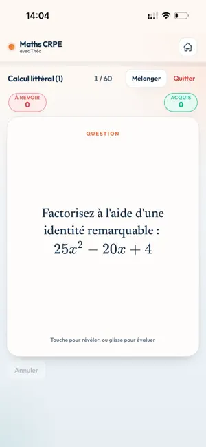 Maths CRPE avec Théo screenshot 2