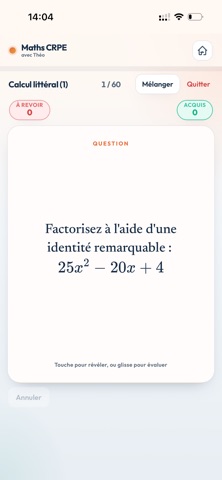Maths CRPE avec Théo screenshot 2