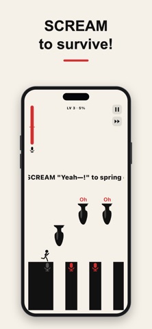 Scream To Jump screenshot 1