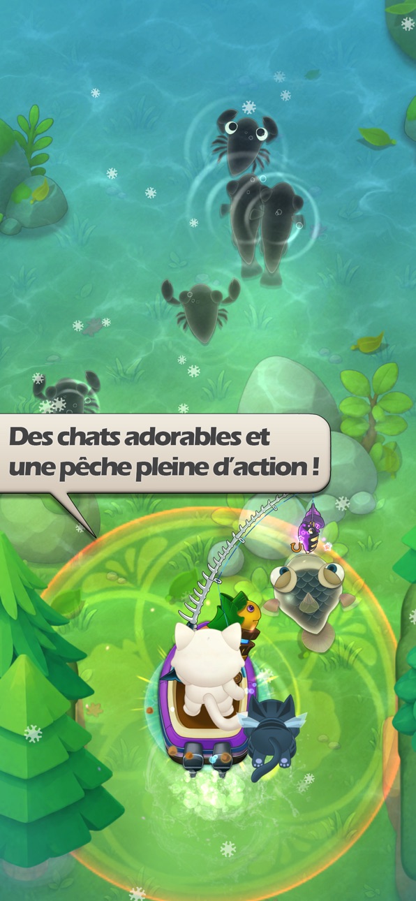 Cat's Fish farm iOS Mod IPA screenshot 7 - iOS game interface