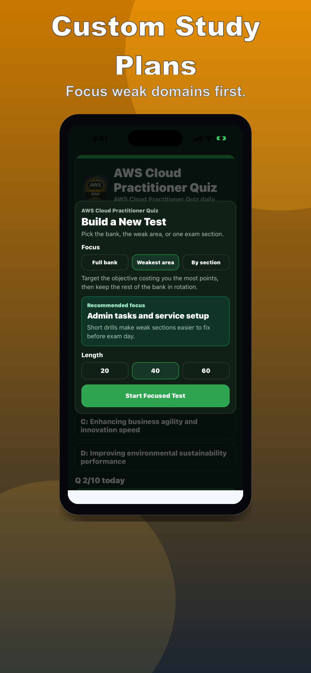 AWS Cloud Practitioner Quiz screenshot 10