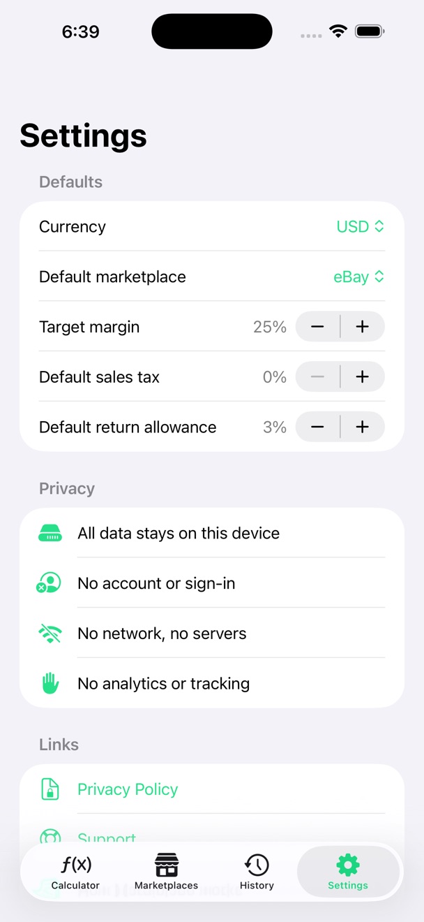 Marginlane: Seller Profit screenshot 3 of 3