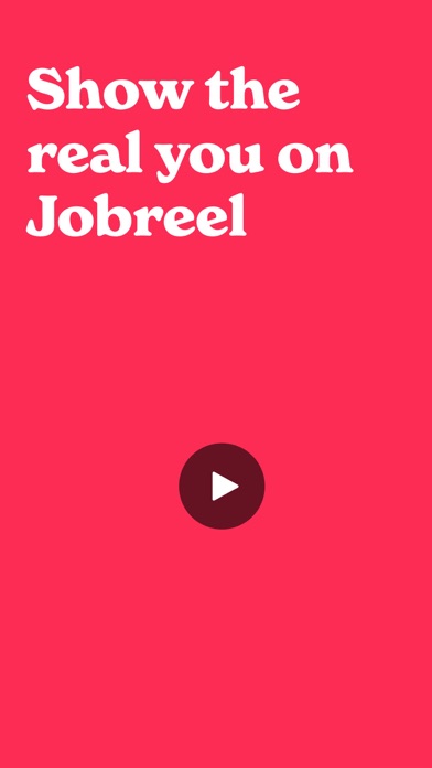 Jobreel iPhone screenshot 1 - Reference app
