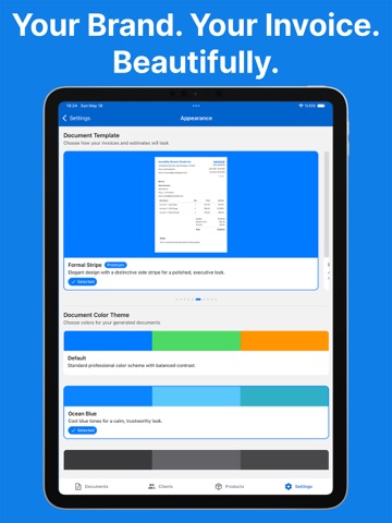 Invoice Generator - Invofy iPad screenshot