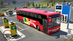 Luxury Bus Driving Games screenshot