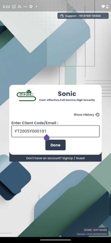 SonicBillX screenshot