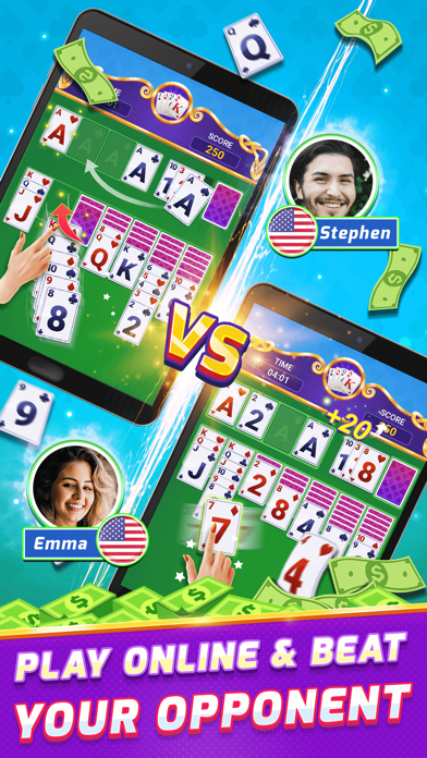 Solitaire World - Win Cash Screenshot