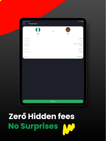 SendFP - Money Transfer iPad screenshot