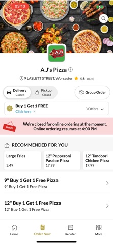 A.J's Pizza Screenshot 2 of 4