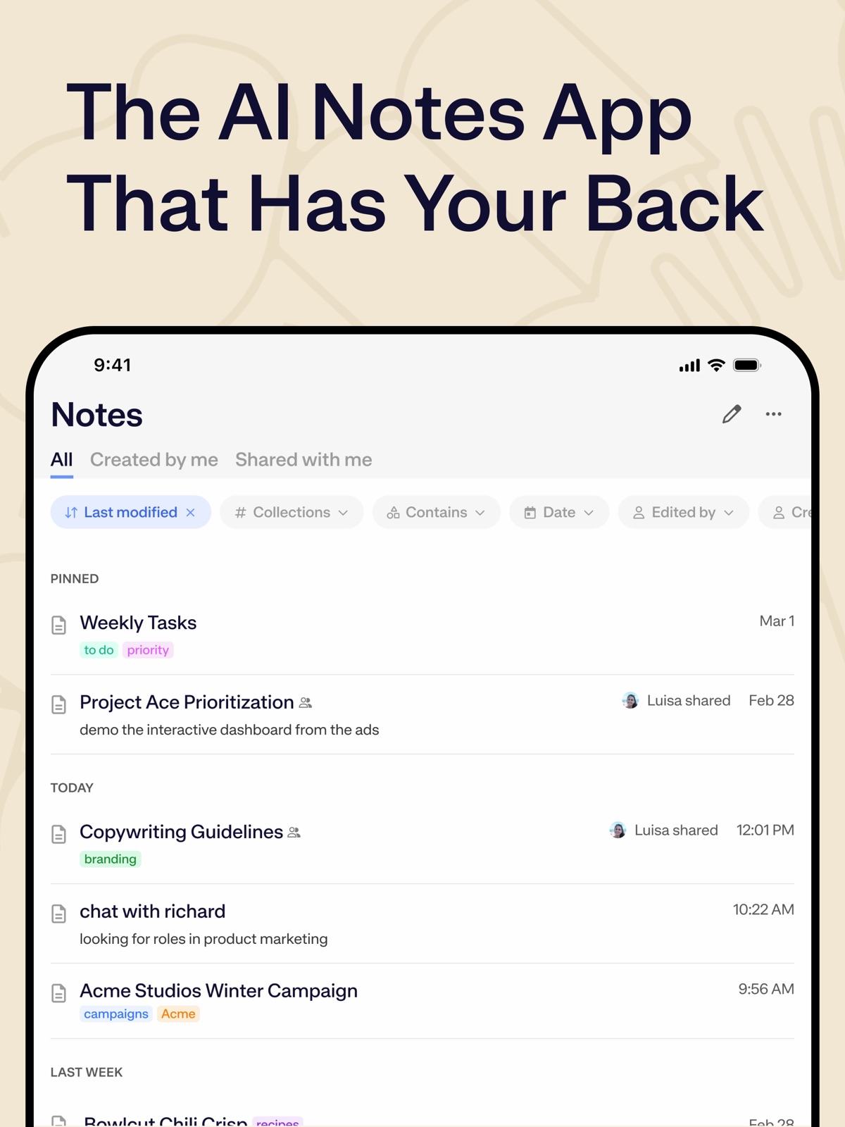 Mem – Your AI Thought Partner ipad screenshot 1