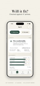 Roam: Travel Packing Lists screenshot