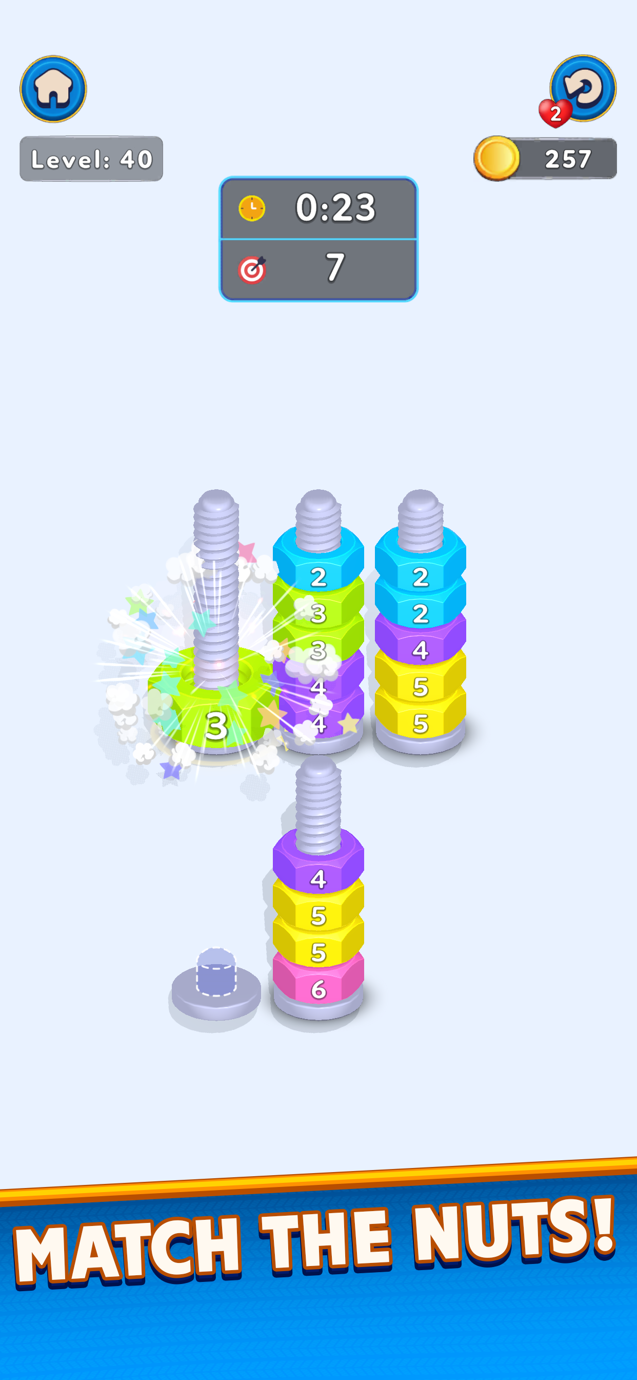 Nuts: Number Merge screenshot 2