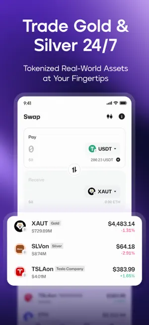 TopNod: Gold, Perps & Wallet screenshot 4