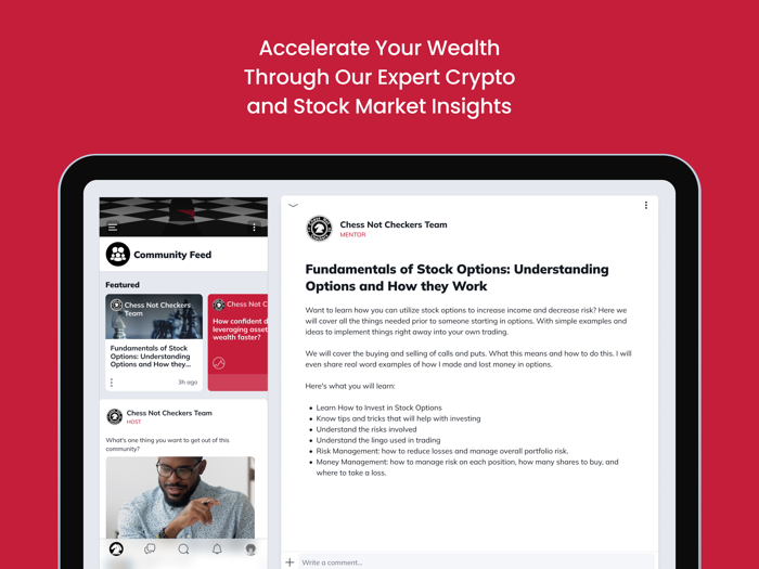 Chess Not Checkers University