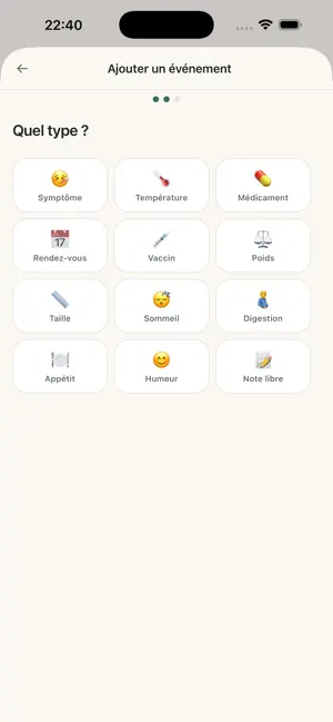 Healthlog - Santé familiale screenshot 2