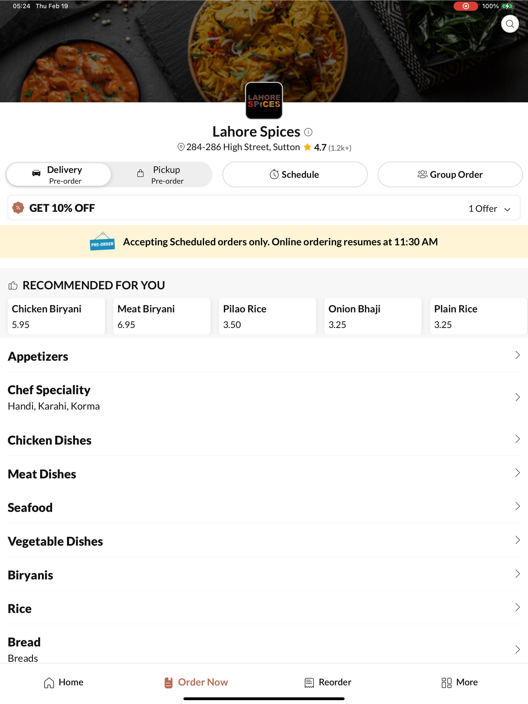 Lahore Spices screenshot 7
