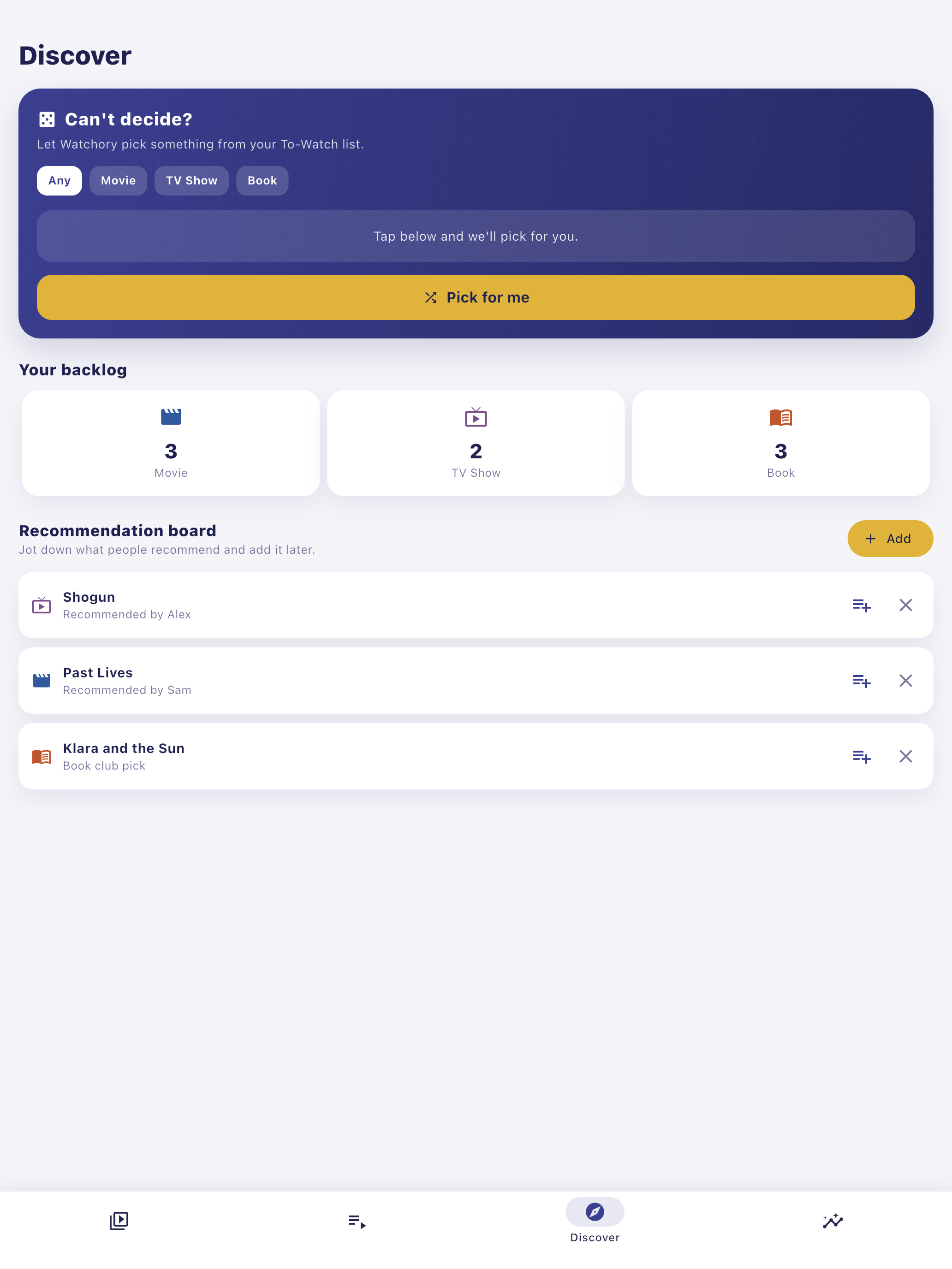Watchory: Movie & TV Tracker screenshot 7