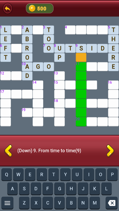 English Crossword for Beginner Screenshot