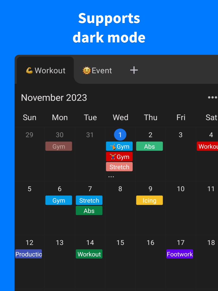 Plan Calendar -Make a Schedule