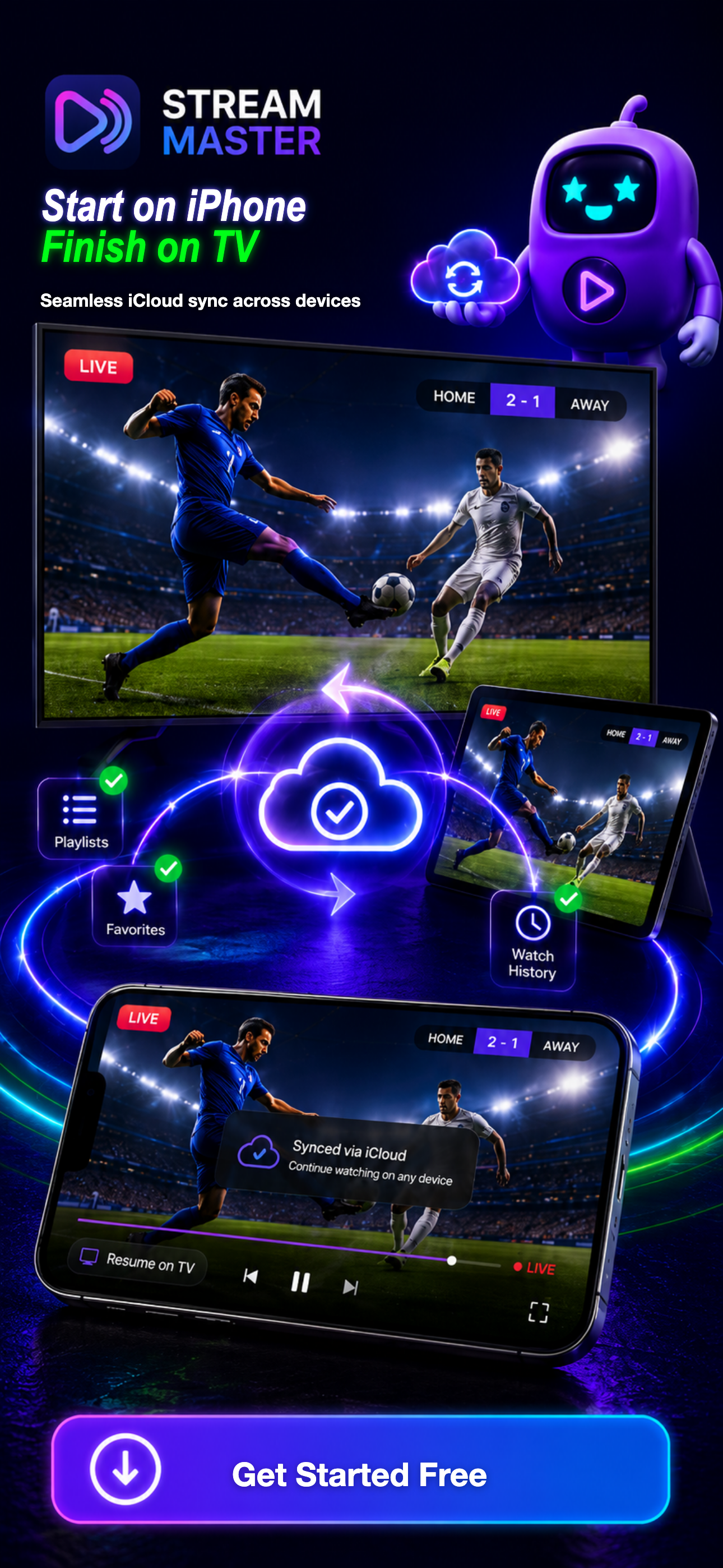 Stream Master: IPTV M3U Player