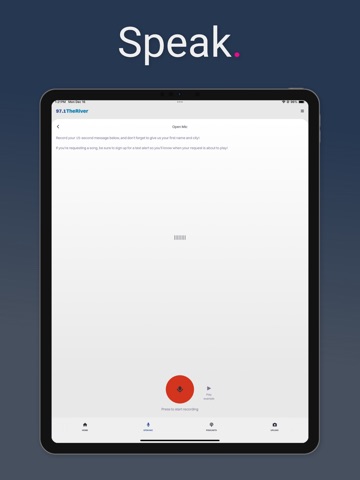 97.1 The River iPad screenshot