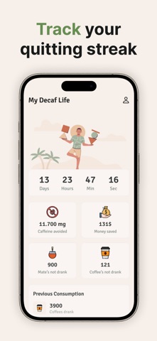 Quit Coffee - My Decaf Life screenshot