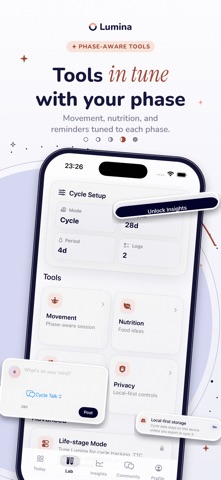 Lumina:Period & Cycle Screenshot 3 of 5