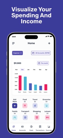 Bucks: Expense Budget Tracker Screenshot 1 of 5