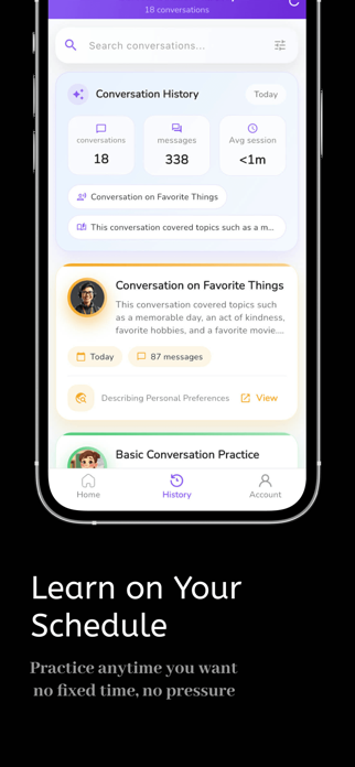 Speaky AI – Language Coach Screenshot 2 of 6
