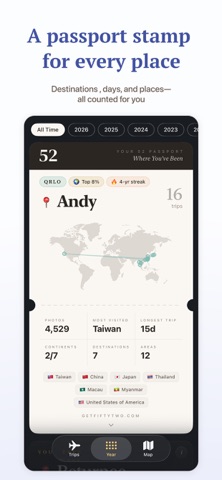52: Travel Map & Passport Screenshot 3 of 7