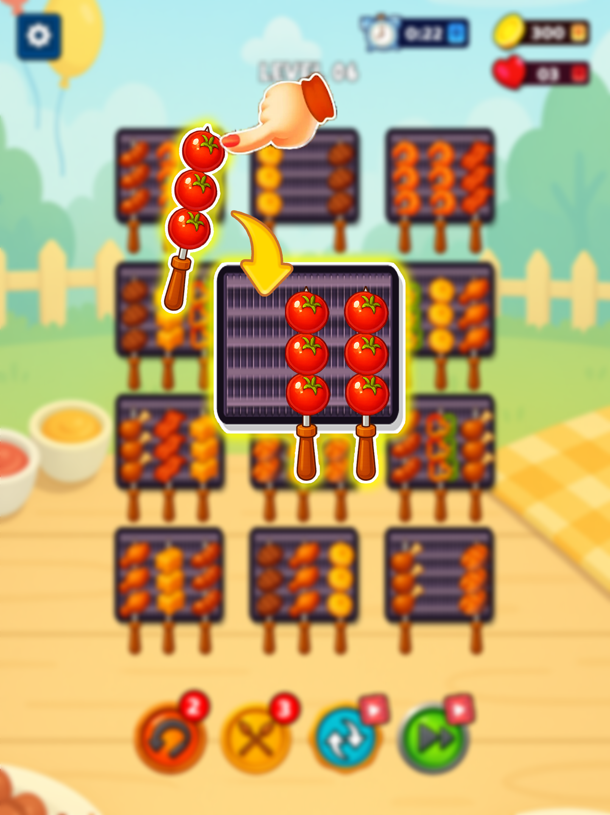 Foodie blast:Flip Sort match screenshot 8