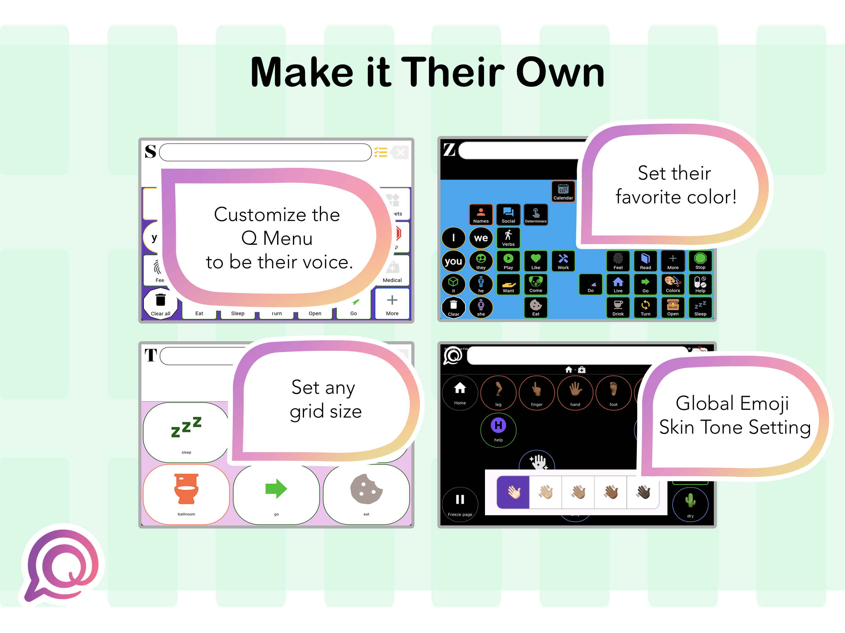 QVoice - AAC communication app